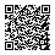 QR-Code für Telefonnummer +16509982185