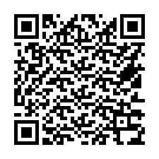 Codice QR per il numero di telefono +16513334213