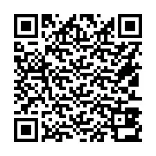 Kode QR untuk nomor Telepon +16513832831