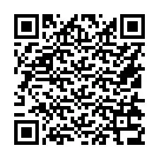 Kod QR dla numeru telefonu +16514336845