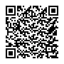 Código QR para número de teléfono +16517177377