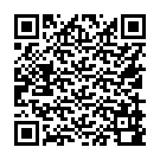 Código QR para número de teléfono +16519980598