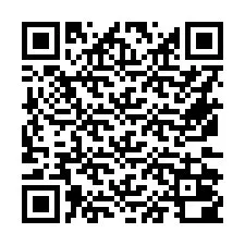 Código QR para número de teléfono +16572000006