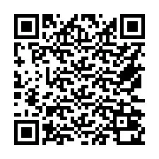 QR-Code für Telefonnummer +16572020023