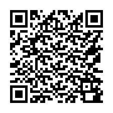 QR-Code für Telefonnummer +16572180670
