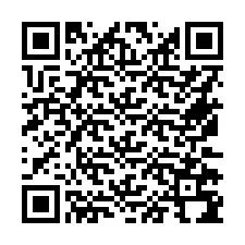 QR-koodi puhelinnumerolle +16572794156