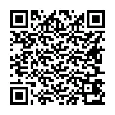 QR-koodi puhelinnumerolle +16607472026