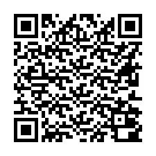 QR-koodi puhelinnumerolle +16612000108