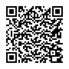 QR-код для номера телефона +16612000185