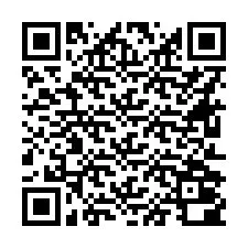 Código QR para número de teléfono +16612000364