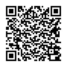 Código QR para número de teléfono +16612000822