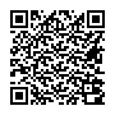 Código QR para número de teléfono +16612000837