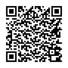 Código QR para número de teléfono +16612000846