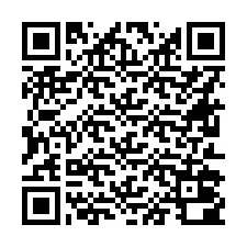 Código QR para número de teléfono +16612000858