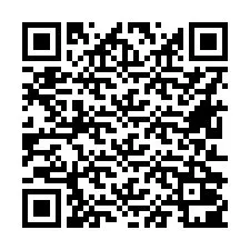 QR-koodi puhelinnumerolle +16612001277