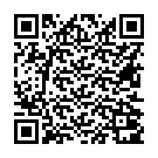 Código QR para número de teléfono +16612001283