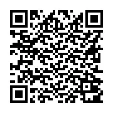 Código QR para número de teléfono +16612001298