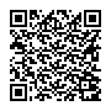 QR-koodi puhelinnumerolle +16612001360