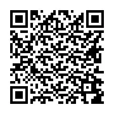 Código QR para número de teléfono +16612686246