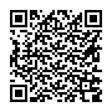 Codice QR per il numero di telefono +16612708011