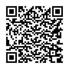 Codice QR per il numero di telefono +16612708208