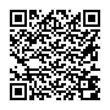 QR-code voor telefoonnummer +16613400101