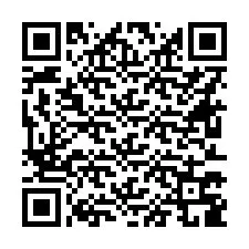 Código QR para número de teléfono +16613789024