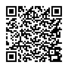 Código QR para número de teléfono +16617093964