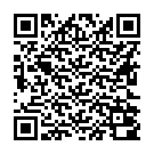 QR-koodi puhelinnumerolle +16622000404