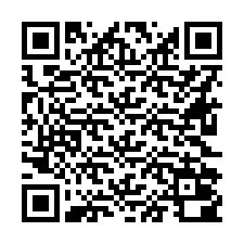 QR код за телефонен номер +16622000434