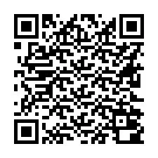 Código QR para número de teléfono +16622000448