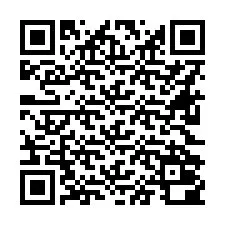 Código QR para número de telefone +16622000628