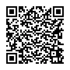 QR-koodi puhelinnumerolle +16622461054