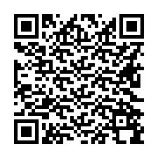 QR-koodi puhelinnumerolle +16622598636