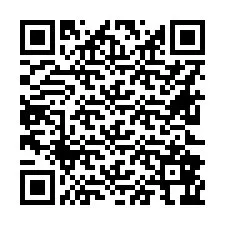 Código QR para número de teléfono +16622866949