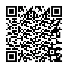 Kode QR untuk nomor Telepon +16623747004