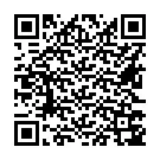 QR-koodi puhelinnumerolle +16623747267