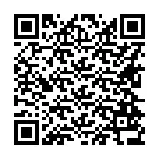 Código QR para número de telefone +16624536576