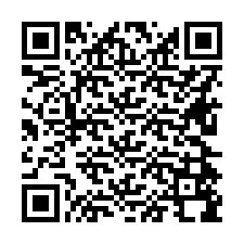 Código QR para número de teléfono +16624598032