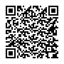 QR код за телефонен номер +16625204246