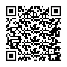 QR kód a telefonszámhoz +16627781155