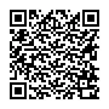 QR-koodi puhelinnumerolle +16628720550