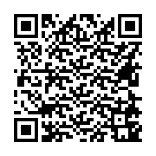 QR Code สำหรับหมายเลขโทรศัพท์ +16628741803