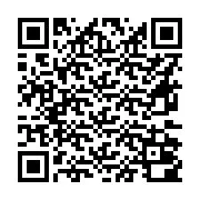 Kod QR dla numeru telefonu +16672000000