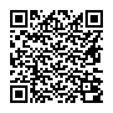 QR Code pour le numéro de téléphone +16672000002