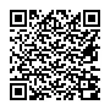 QR Code pour le numéro de téléphone +16672000003