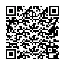 QR Code pour le numéro de téléphone +16672000017