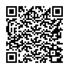 QR-код для номера телефона +16672000018