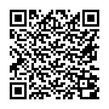 QR-код для номера телефона +16672000019