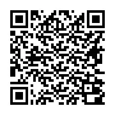 QR-koodi puhelinnumerolle +16672000022